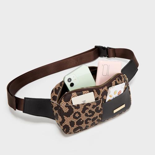 Custom Cute Sport Running Small Crossbody Shoulder Fanny Pack PU Leather Waist Bag Belt Bum Bag For Women