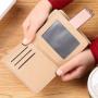 HOT Women's Short Wallet Female Purses Card Holder Gold Hollowed Leaves Wallets PU Leather Clutch Money Bag Pu Leather Wallet