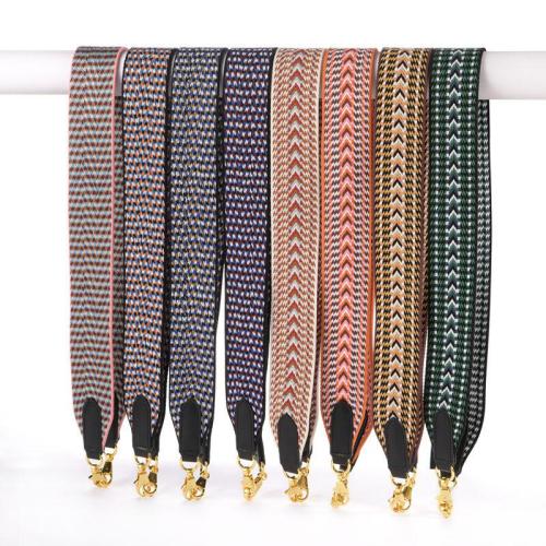 Customize Handbag Shoulder Belt Width 2inch Bag Accessories Cotton Canvas Webbing Decompression Removable Woven Bag Strap