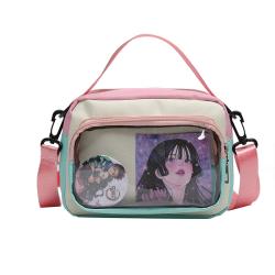 Factory Designer Ita Crossbody Bag Shoulder Tote Bag PVC Window Clear Ita Bag Custom for Pin Display
