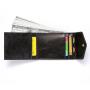 HF040 CUIKCA Short Leather Wallet For Men High quality simple thin  Wallets Leather Slim Card Holder for men
