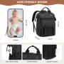 LOVEVOOK 2023 large capacity mother bag baby diaper organizer nappy bag Multifunctional travel laptop mommy backpack for women