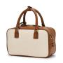 Factory wholesale  PU Leather Frame Crossbody Bag Retro Fashion Canvas Women Handbag