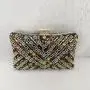 New Arrival Bridal Wedding Elegant Wholesale Fancy Colorful Rhinestones Clutch Bag Pearl Handbag Rhinestones Bags pochette femme
