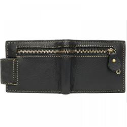 New Genuine Leather Wallet for Men Vintage RFID Blocking Multi-function Wallet With Coin Pocket Money Slip Card Holder
