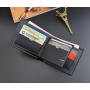KBW218 New Men's Wallet Men's Short Multi-card Fashion Casual Money Clip Thin Section Tri-fold Soft Leather Wallet