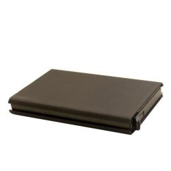 HR295 Aluminum Alloy Credit Card Box Solid Color Business Card Box Carbon Fiber Wallet RFID Aluminum ID Card Gift Holder Box