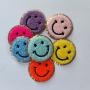 New Original&Arrival Custom Colorful Embroidery Glue Stick Iron on Plane/Anchor/Palm Tree/lightning/smiley/heart Sticker Patches