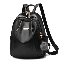 2024 Fashion velvet women's Leisure Bags laptop Women's Leather design custom backpack