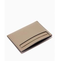 Nicely done genuine leather credit card holder with logo deboss Card wallet in leather