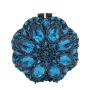 sac tendance 2024 Factory Wholesale Luxury Crystal Clutch Bags Purse Metal Chains Round Rhinestone Evening Bags For Woman