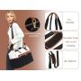 LOVEVOOK 4pc New Design High Quality Leather Diaper Tote Bag Large Waterproof Nappy Baby Bag for Mum organizer travel diaper bag