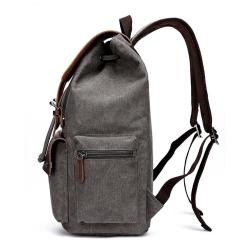 Popular Casual Large Capacity canvas backpack vintage men shoulder back bag travel sling laptop backpack for man