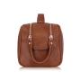 New Personalized Leather Travel Toiletry Bag Large Travel Bathroom Shaving Dopp Kit Large Cosmetic Travel Bag Waterproof