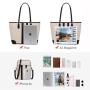LOVEVOOK custom Women Fashion Handbags Wallet Tote Bag Shoulder Bag Top Handle Satchel Purse and handbag set