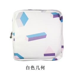Cute Portable Large Capacity Tampon Bag Cotton Embroidered Storage Bag Zipper Fashion Ladies Bag