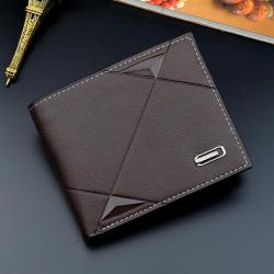 OEW155 Tri-fold Wallet Luxury Brand Card Holder Pu Leather Money Clips Wallets Vintage Slim Wallet for Men Fashion Short Purses