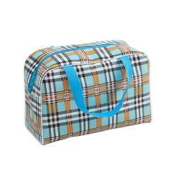 Professional Manufacturer Fashion Lattice Makeup Cosmetic Case Bag PU Leather Makeup Bag
