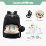 LOVEVOOK wholesale Multifunctional backpacks baby nappy bags with Pad large women travel  rich pockets mommy diaper bag backpack