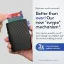 Premium Slim Minimalist Credit Card Holder Automatic Pop Up Wallet  Leather Aluminium Card Holder RFID Blocking Wallet