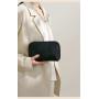 ZF180 Digital Bag Waterproof Convenient Storage Bag Mobile Phone Earphone Data Cable Bag PU Solid Color