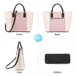 LOVEVOOK 2021 New Arrivals OEM ODM Custom Logo PU Leather 3 pcs Tote Bags Sets Women Purse and Handbags set Ladies Hand Bags