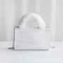 Factory wholesale women's luxury bag handbag small square bag Korean stone patterned pu leather shoulder bags for women