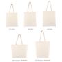 Factory Wholesale Custom logo cotton bag Print Recycle Portable Grocery Supermarket Restaurant canvas Shopping Bag