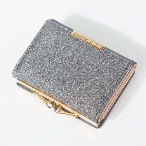 HSWW001 Custom Short Small Mini PU Leather RFID Women Wallet Fashion Credit Card Holder Fashionable Coin Money Purse