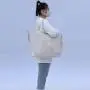 Keymay Custom Printed Logo Tote Bags Blank Shopping Beach Bag   Sports Gym Duffel Bag Womens Handbag