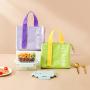 Gelory Waterproof thickened insulation bag portable Oxford cloth PU picnic bag lunch box bag