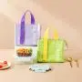Gelory Waterproof thickened insulation bag portable Oxford cloth PU picnic bag lunch box bag