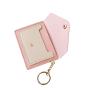 Custom Mini Credit Card Keychain Wallet Multiple Patterns PU Leather Coins Holder For Womensac tendance 2024 carteras para mujer