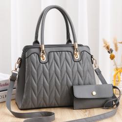 New Wholesale Embroidered Letter Handbags Fashion 2 Pieces Set Women Hand Bags Women Handbags Ladies