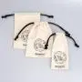 High Quality Organic Cotton Muslin Drawstring Bag Candle Gift Amulet Packaging Cotton Pouch