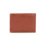 High quality leather men's wallet with flap design with rfid blocking credit card pockets