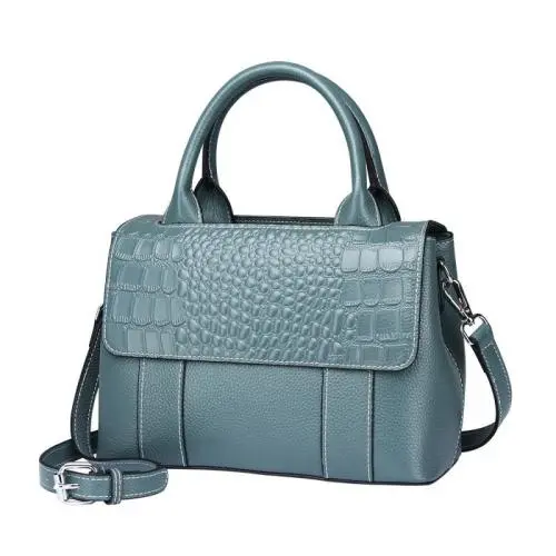 2024 Customized Luxury Genuine Leather Women Handbags With Crocodile Pattern