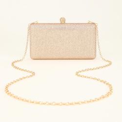 Hot selling women handbags shiny party clutch bag ladies purse chain shoulder bag rhinestone evening bags pochette femme