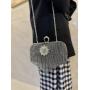 New Full Diamond Water Diamond Small Fragrant Wind Su Evening Bag
