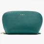 Nice leather makeup brush holder zipper travel pouch cosmetic carry pouch