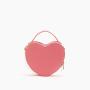 OEM ODM Fashion Cross Body Bag Ladies Shoulder Bag Luxury Vegan Leather Heart Shaped Handbag For Women