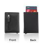 Custom metal business card holder rfid blocking aluminum metal credit card holder