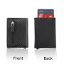 Custom metal business card holder rfid blocking aluminum metal credit card holder