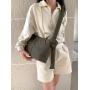 Head Factory Wholesale Korean Puff Bag Fashion Nylon Cotton Crossbody Magnetic Buckle Cotton Stitching Puff Bag For Women