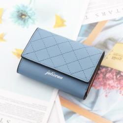 OEW033 New Women Purses Luxury Card Holder Pu Leather Wallets for Women Fashionable Short Solid Color Money Poceket