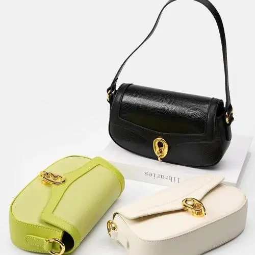 2024 new fashion niche high-end underarm chain bag