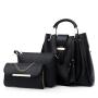 CCF87 New Fashion Women Messenger Bag Portable Lady Handbag 3Pcs Bag Sets PU Leather Handbag Sets For Women