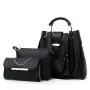 CCF87 New Fashion Women Messenger Bag Portable Lady Handbag 3Pcs Bag Sets PU Leather Handbag Sets For Women