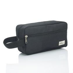 Customized Logo Private Label Large Capacity Storage Bag Polyester Toiletry Bag Eco-friendly Cosmetic Bag With Handle