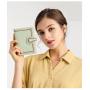 HR545 Women's Short Buckle Coin Wallet Retro Pu Wallet Horizontal Square ID Card Holder Purse Casual Business Passport Holders